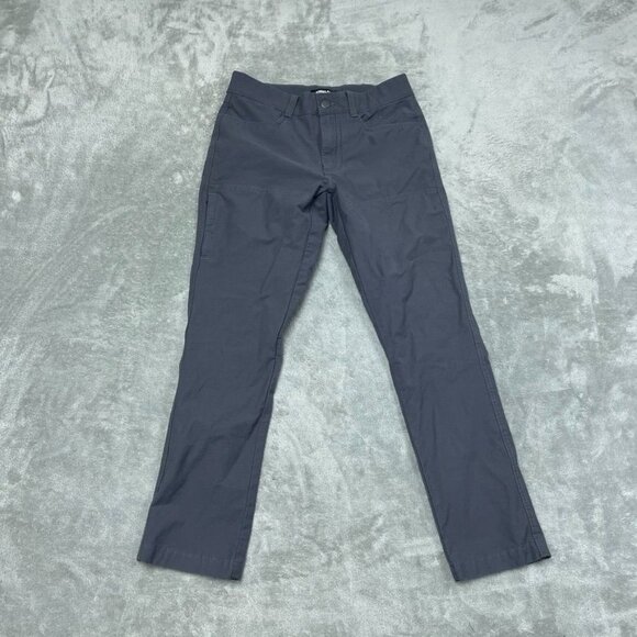 Kirkland Signature Gray Pants Mens 30x29 Slim Straight Fit *flaw* a1091 - Picture 1 of 8